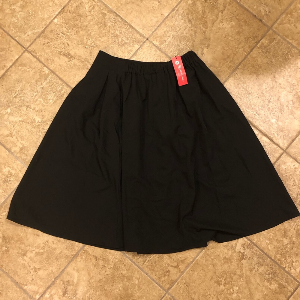 Black Midi Skirt